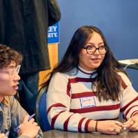 International Anchor Allies Winter 2026 First Mixer - a Sailor making a point